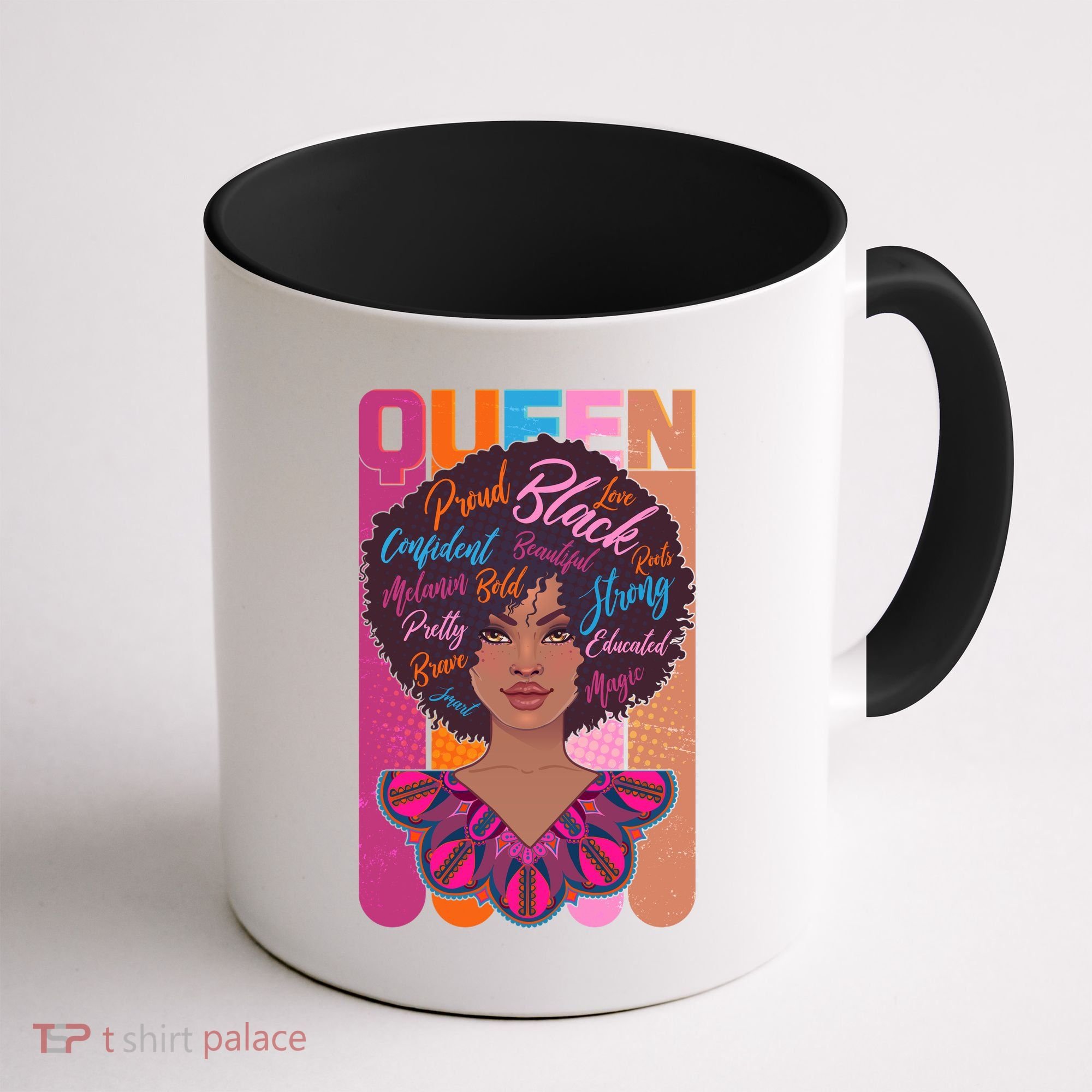 Proud Black African American Queen Coffee Mug