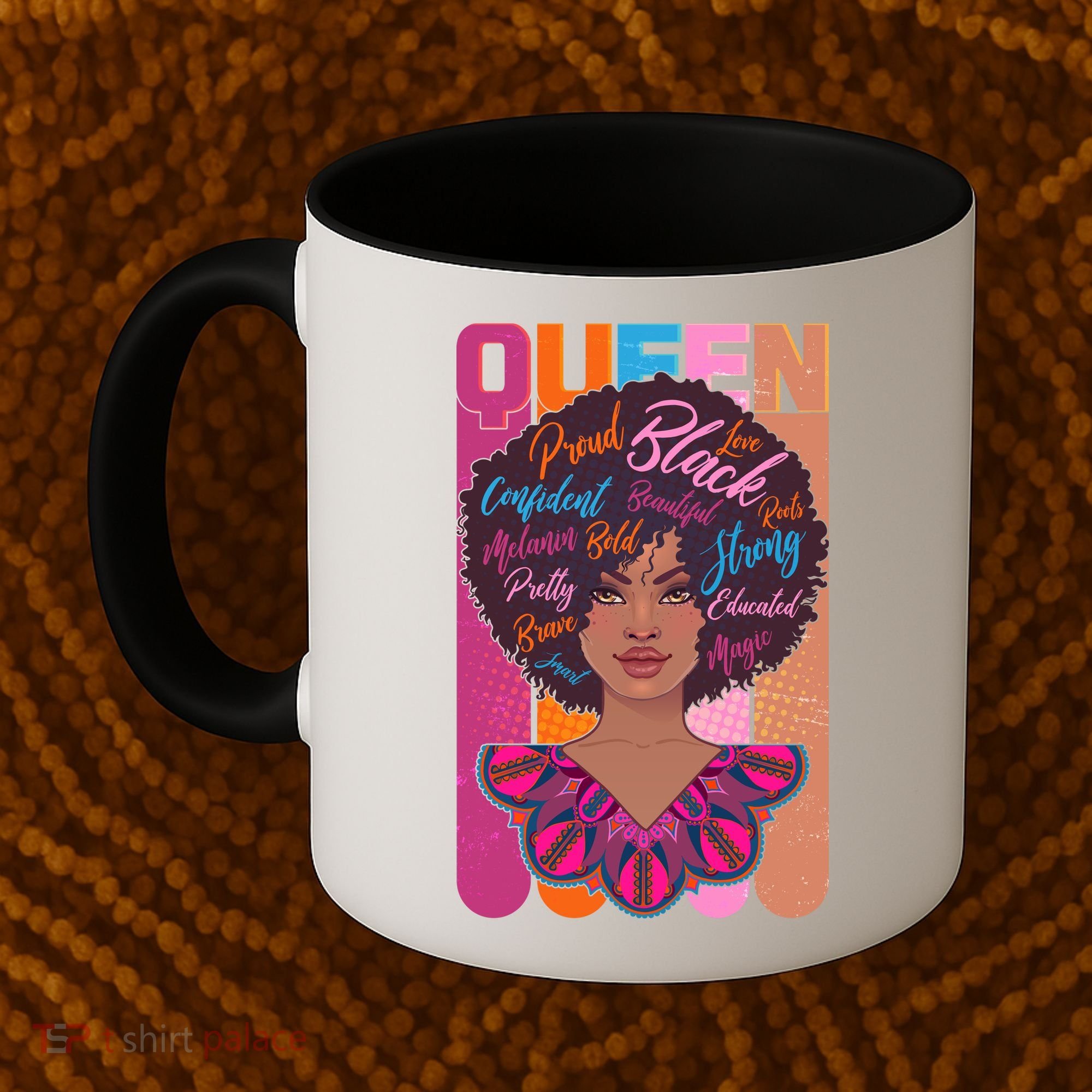 Proud Black African American Queen Coffee Mug