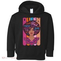 Proud Black African American Queen Toddler Hoodie thumb 0