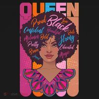Proud Black African American Queen Toddler Hoodie thumb 2