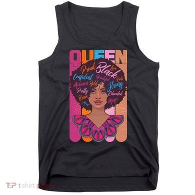 Proud Black African American Queen Tank Top