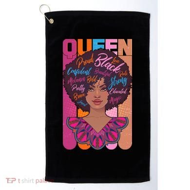 Proud Black African American Queen Golf Towel