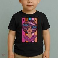 Proud Black African American Queen Toddler T-Shirt thumb 2