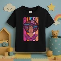 Proud Black African American Queen Toddler T-Shirt thumb 3