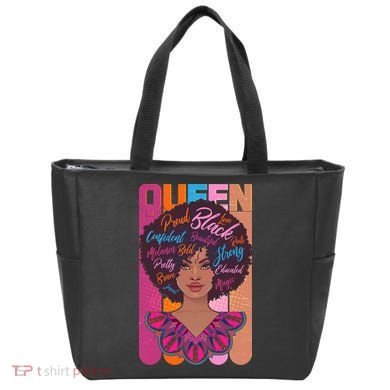Proud Black African American Queen Tote Bag