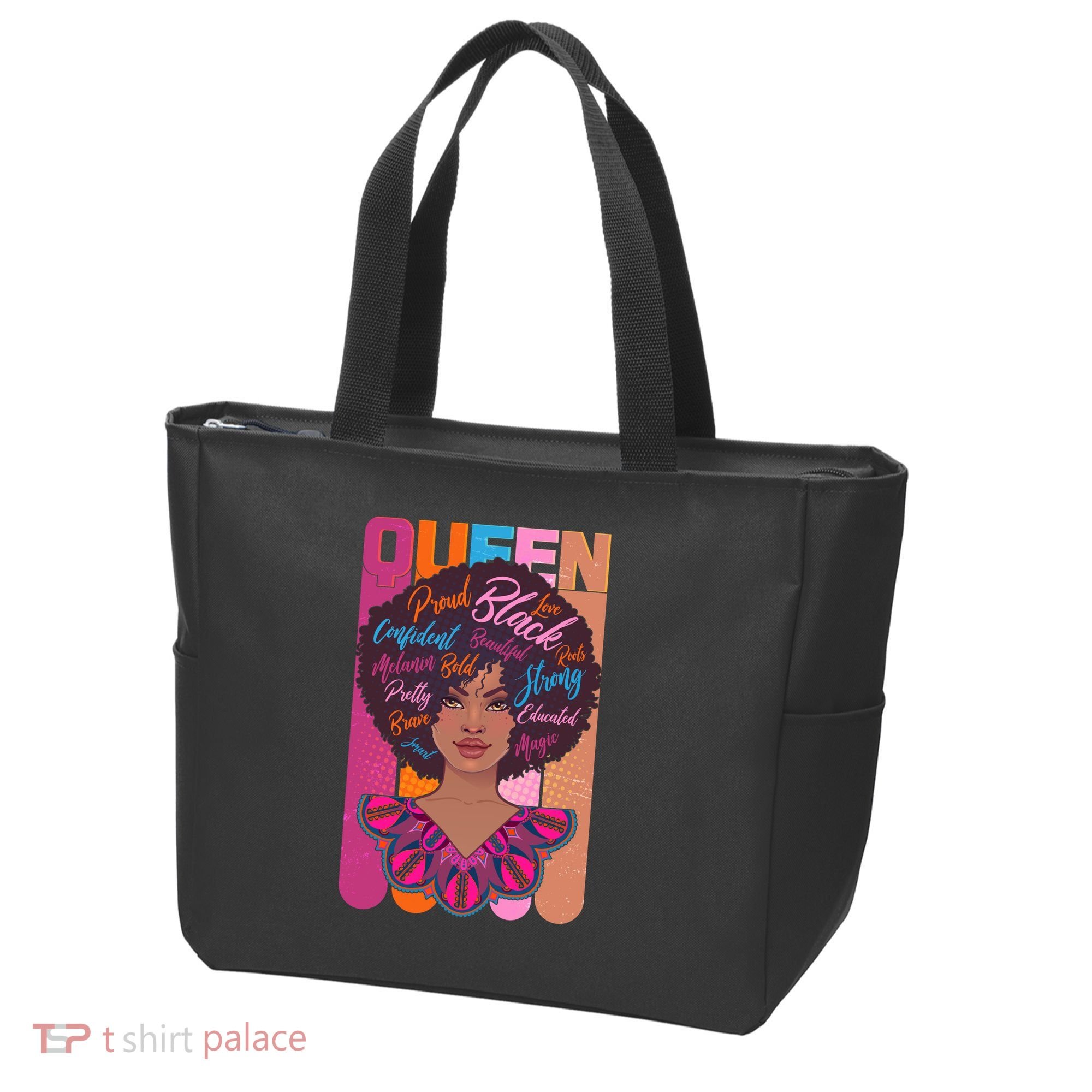 Proud Black African American Queen Tote Bag