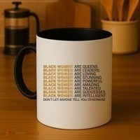 Proud Black Women Are Amazing Coffee Mug thumb 4
