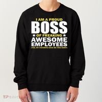 Proud Boss Of Freaking Awesome Employees Women's Sweatshirt thumb 0
