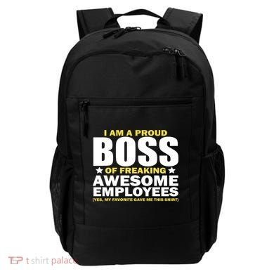 Proud Boss Of Freaking Awesome Employees Backpack