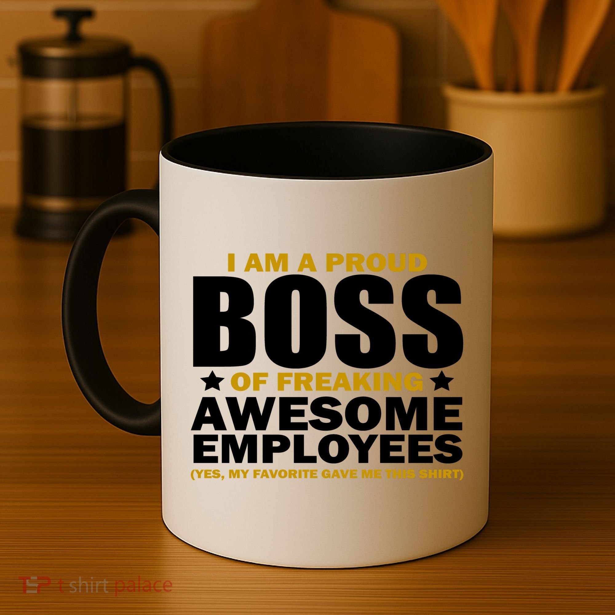 Proud Boss Of Freaking Awesome Employees Coffee Mug