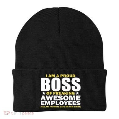 Proud Boss Of Freaking Awesome Employees Beanie