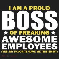 Proud Boss Of Freaking Awesome Employees Beanie thumb 2