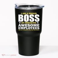 Proud Boss Of Freaking Awesome Employees Tumbler thumb 0