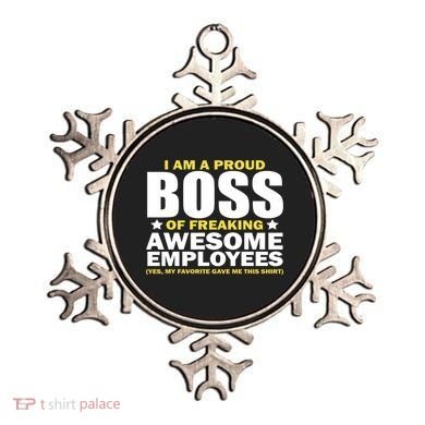 Proud Boss Of Freaking Awesome Employees Ornament