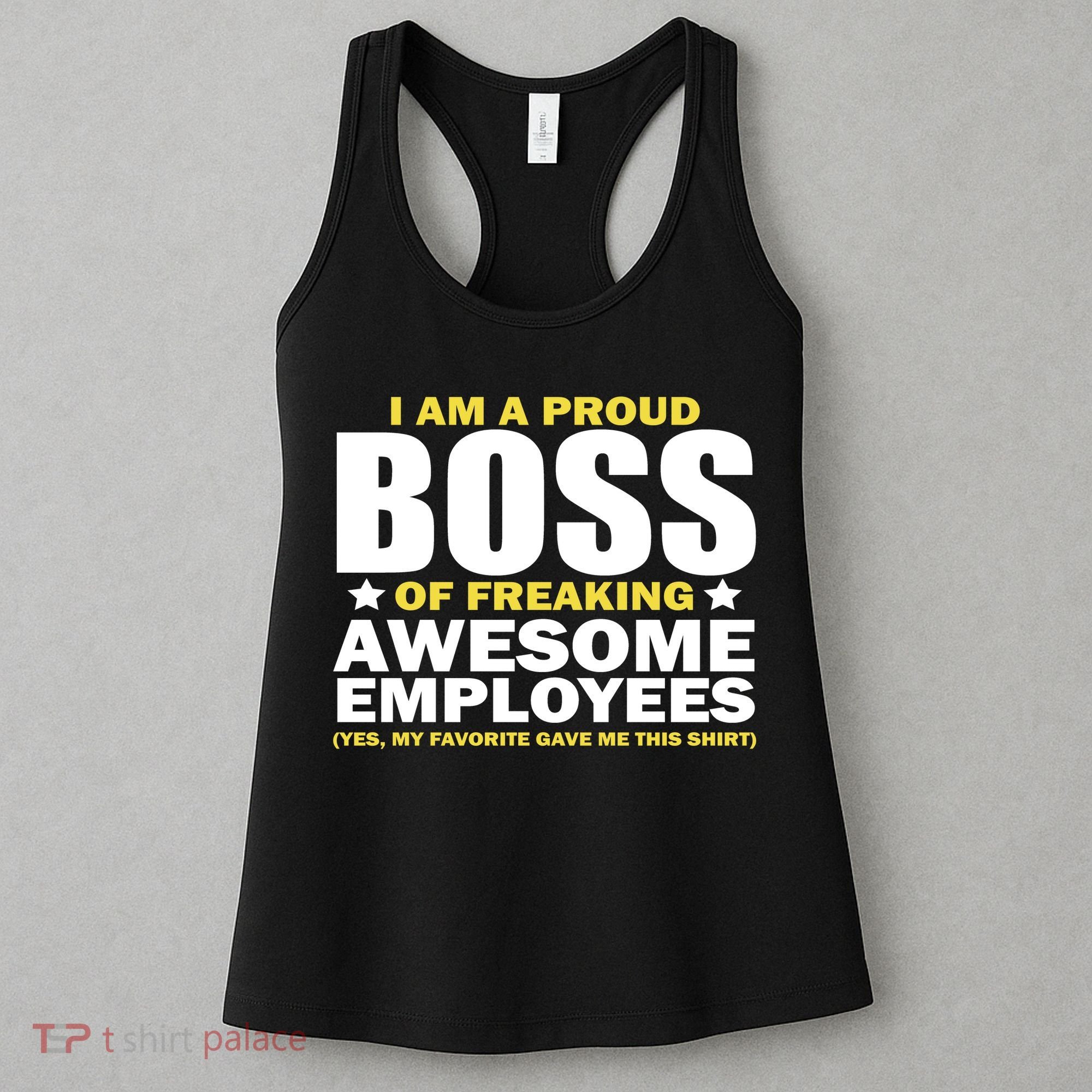 Proud Boss Of Freaking Awesome Employees Women's Tank Top