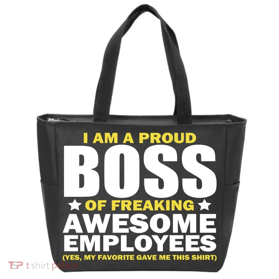 Proud Boss Of Freaking Awesome Employees Tote Bag