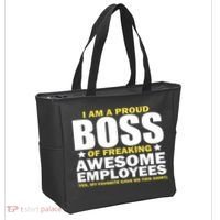 Proud Boss Of Freaking Awesome Employees Tote Bag thumb 2