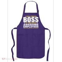 Proud Boss Of Freaking Awesome Employees Apron thumb 0