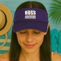 Proud Boss Of Freaking Awesome Employees Visor thumb 2