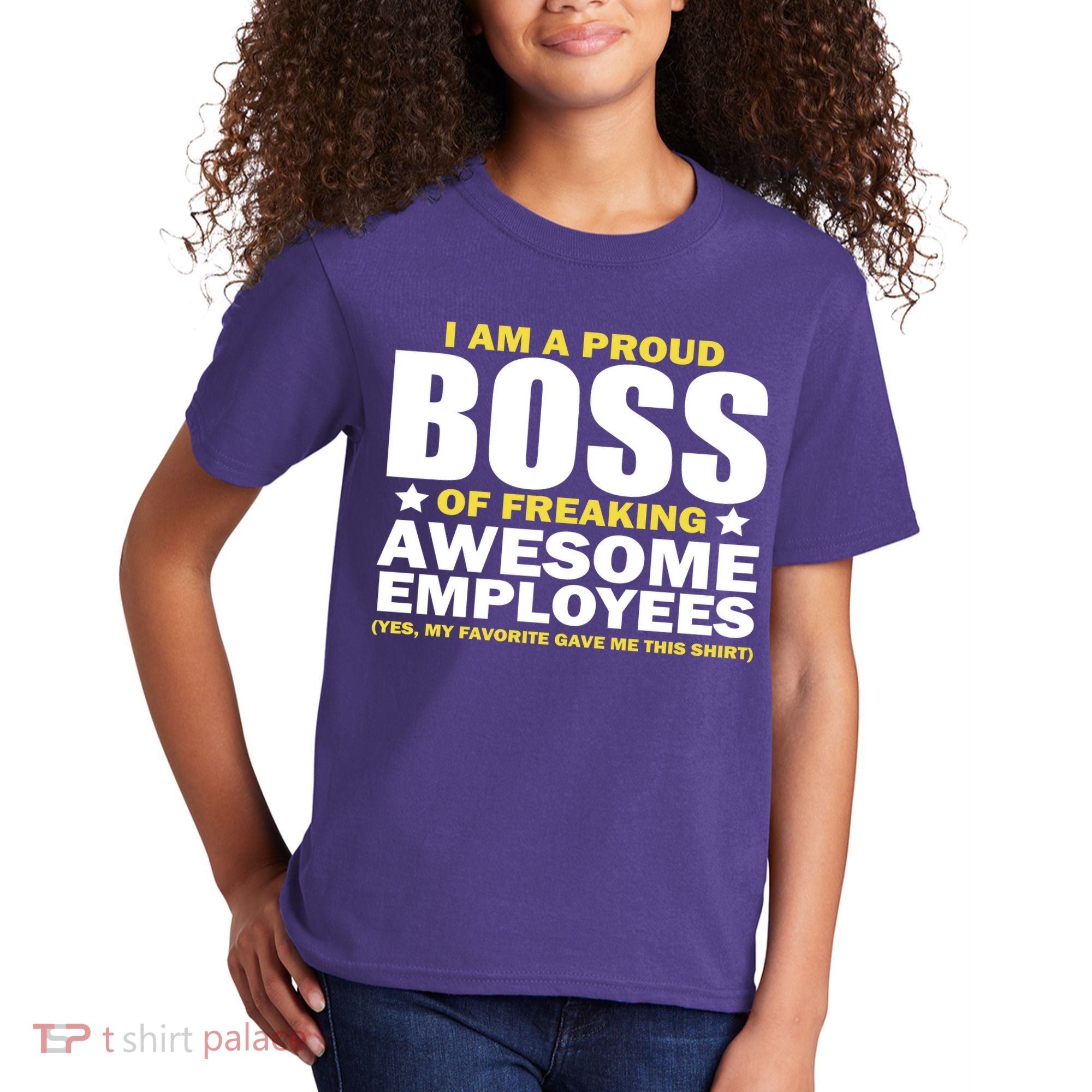 Proud Boss Of Freaking Awesome Employees Kids T-Shirt