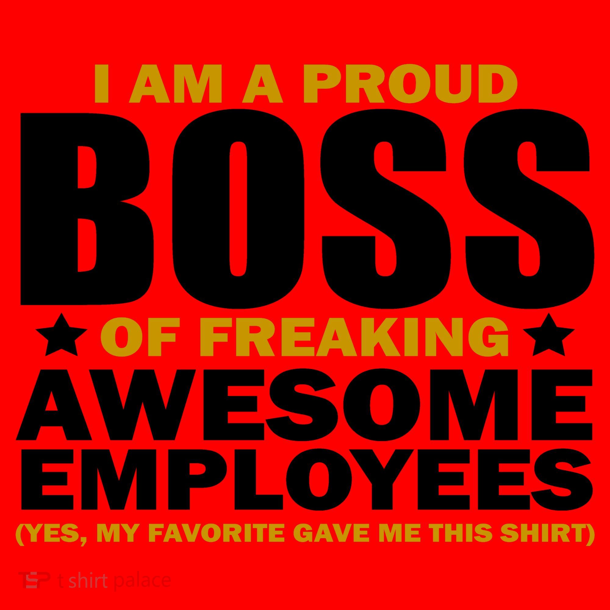 Proud Boss Of Freaking Awesome Employees Santa Hat