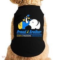 Proud Brother Down Syndrome Awareness Elephants Doggie Tank thumb 0
