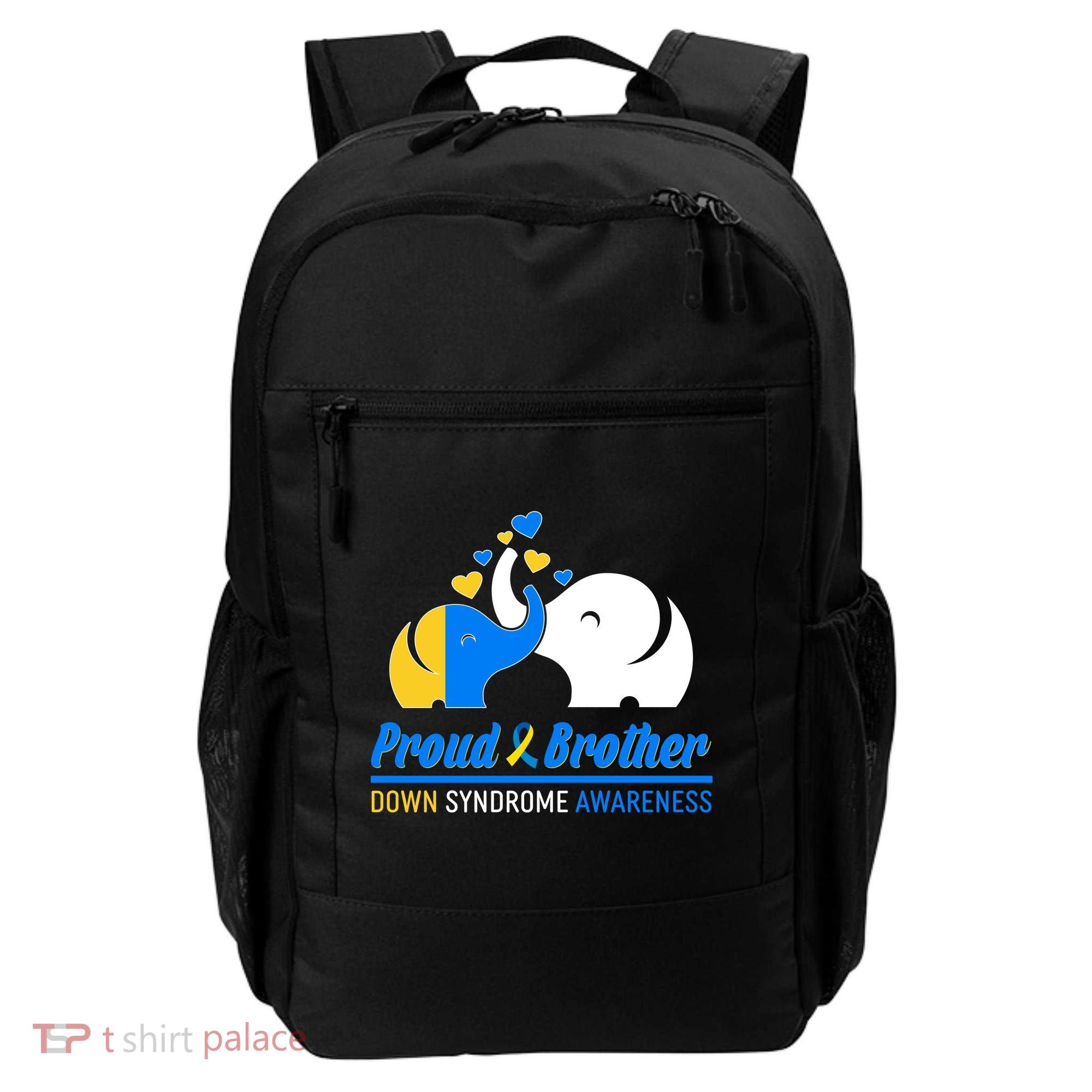 Proud Brother Down Syndrome Awareness Elephants Backpack