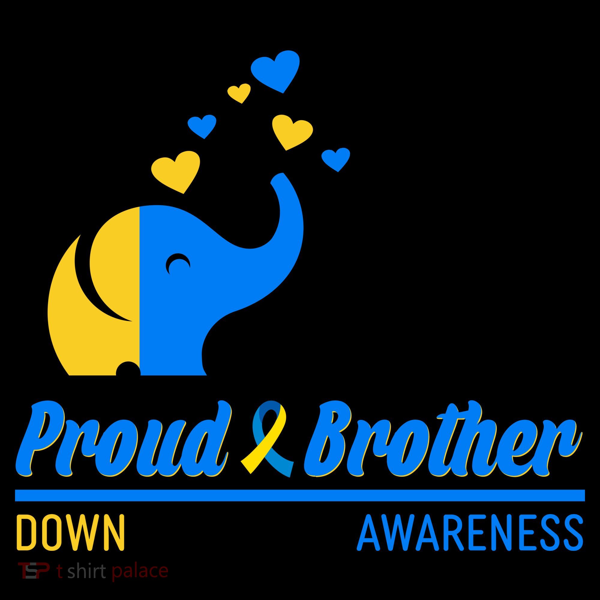 Proud Brother Down Syndrome Awareness Elephants Coffee Mug