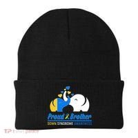 Proud Brother Down Syndrome Awareness Elephants Beanie thumb 0