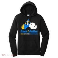 Proud Brother Down Syndrome Awareness Elephants Women's Hoodie thumb 0