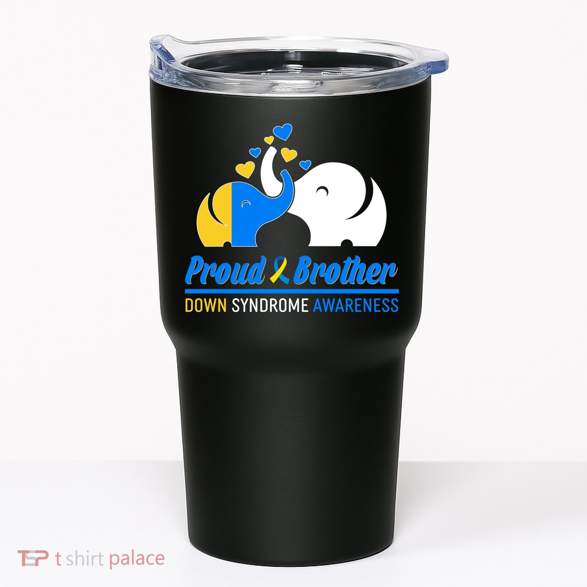 Proud Brother Down Syndrome Awareness Elephants Tumbler