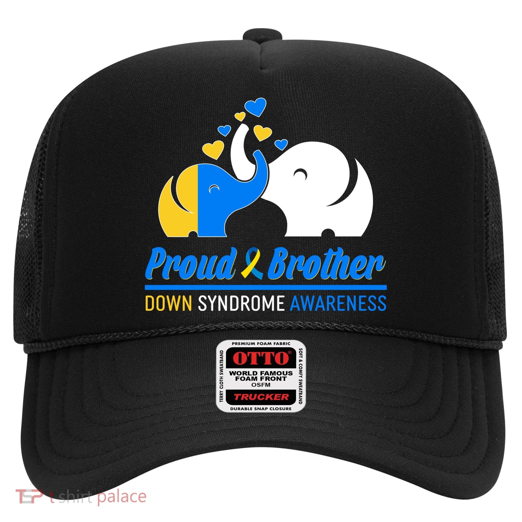 Proud Brother Down Syndrome Awareness Elephants Hat