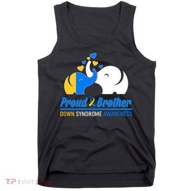 Proud Brother Down Syndrome Awareness Elephants Tank Top