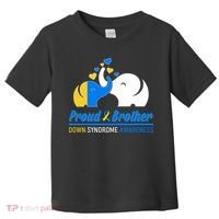 Proud Brother Down Syndrome Awareness Elephants Toddler T-Shirt thumb 0
