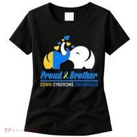 Proud Brother Down Syndrome Awareness Elephants Women's T-Shirt thumb 0