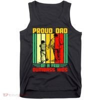 Proud Dad of a few Dumbass Kids Tank Top thumb 0