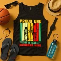 Proud Dad of a few Dumbass Kids Tank Top thumb 4
