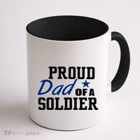 Proud Dad of A Soldier Coffee Mug thumb 1