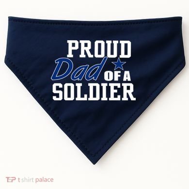 Proud Dad of A Soldier USA-Made Doggie Bandana