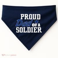 Proud Dad of A Soldier USA-Made Doggie Bandana thumb 0