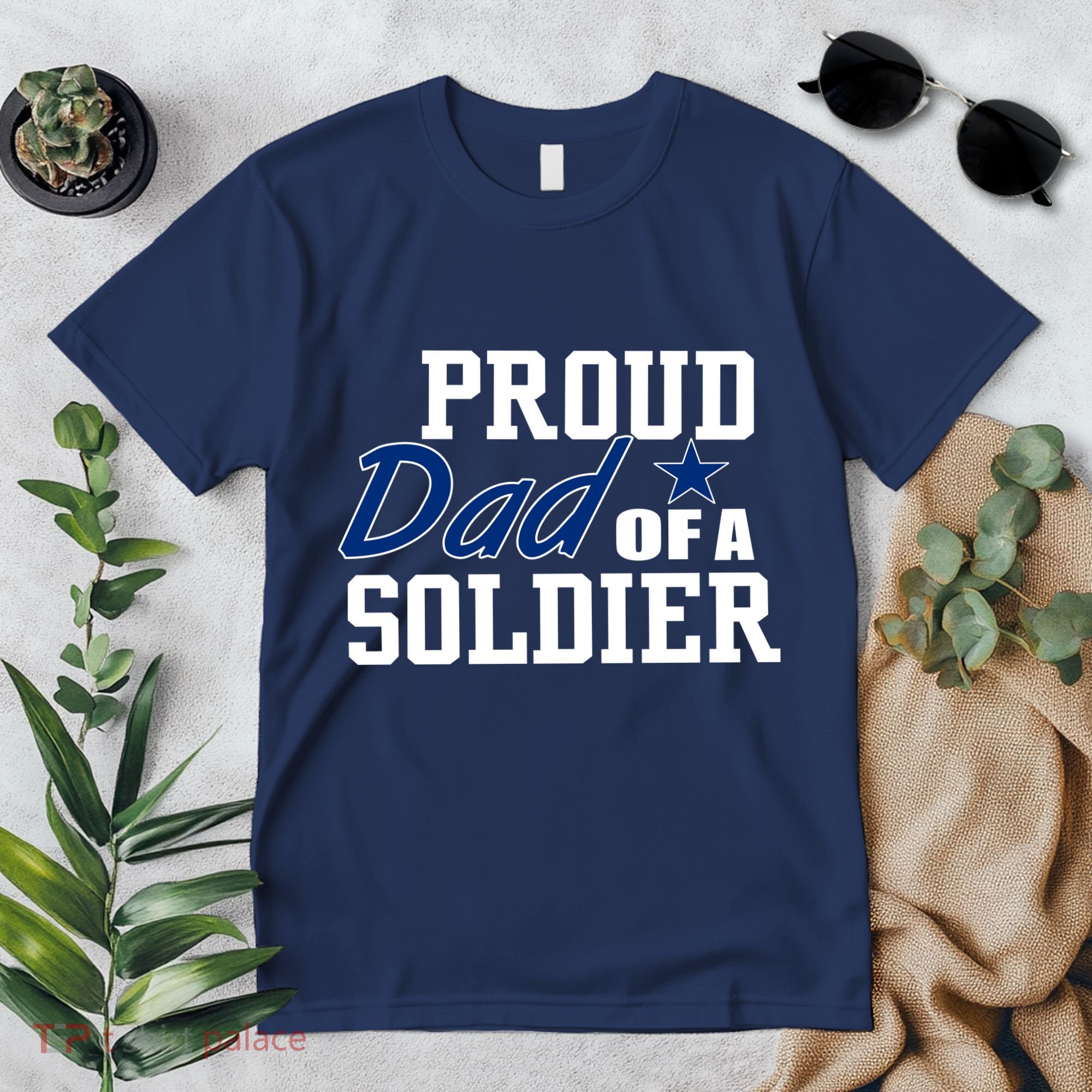 Proud Dad of A Soldier Premium T-Shirt