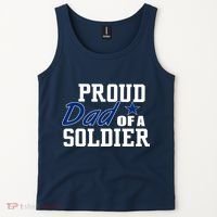 Proud Dad of A Soldier Tank Top thumb 2