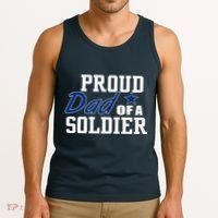 Proud Dad of A Soldier Tank Top thumb 3
