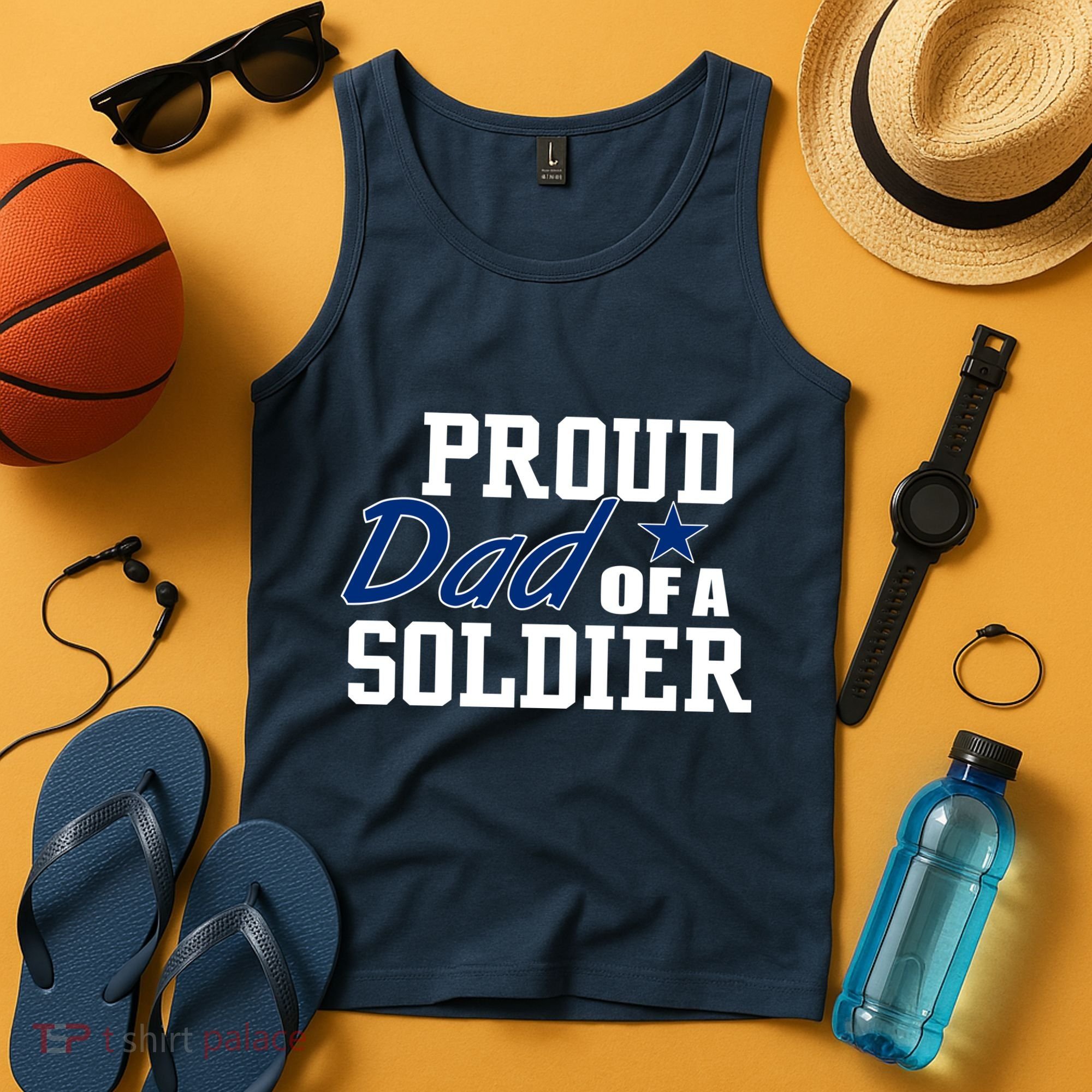 Proud Dad of A Soldier Tank Top