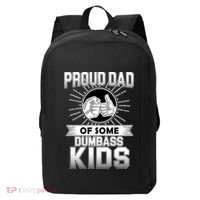 Proud Dad Of Some Dumbass Kids Modern Backpack thumb 0