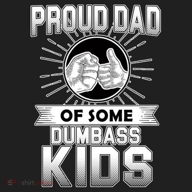 Proud Dad Of Some Dumbass Kids Modern Backpack