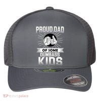 Proud Dad Of Some Dumbass Kids Flexfit Unipanel Trucker Cap thumb 0