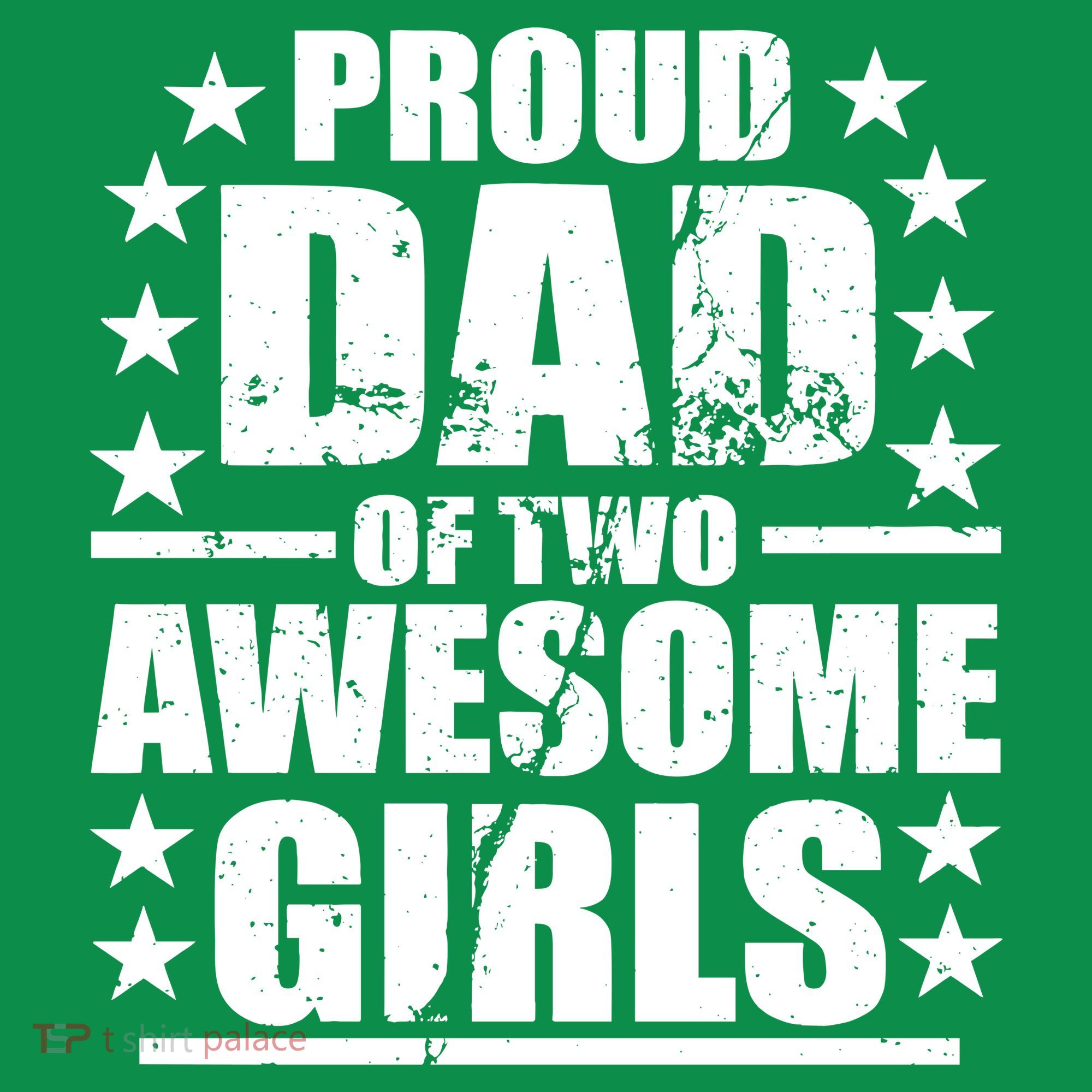 Proud Dad Of Two Awesome Girls Polo