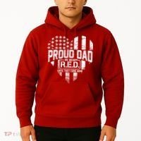 Proud Dad We Wear RED Until They Come Home Hoodie thumb 2