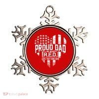 Proud Dad We Wear RED Until They Come Home Ornament thumb 0